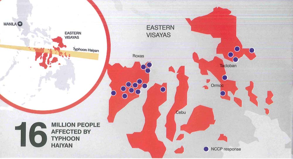 Relief aid in Marabut,  Western Samar