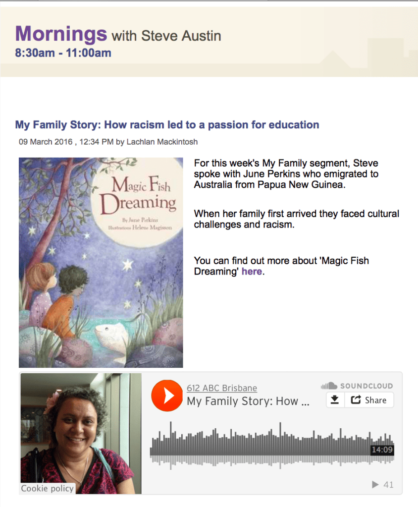 Inspire your morning by listening to June's lovely story.