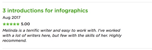 TESTIMONIAL for melinda j. irvine