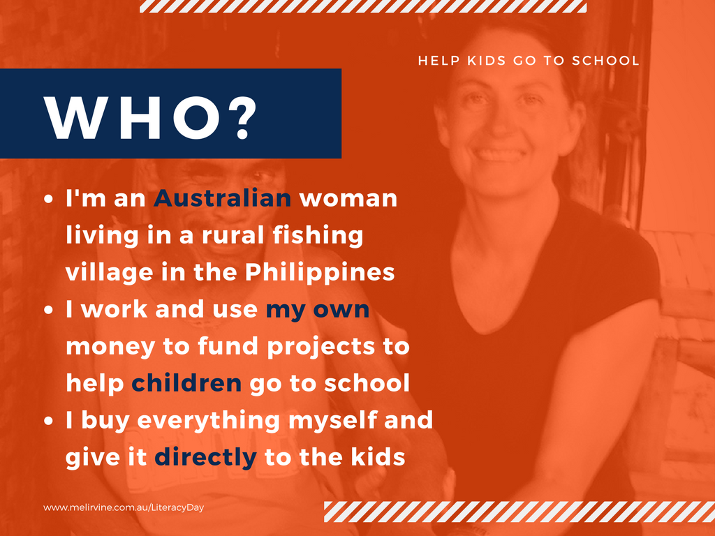 help kids go to school in the Philippines