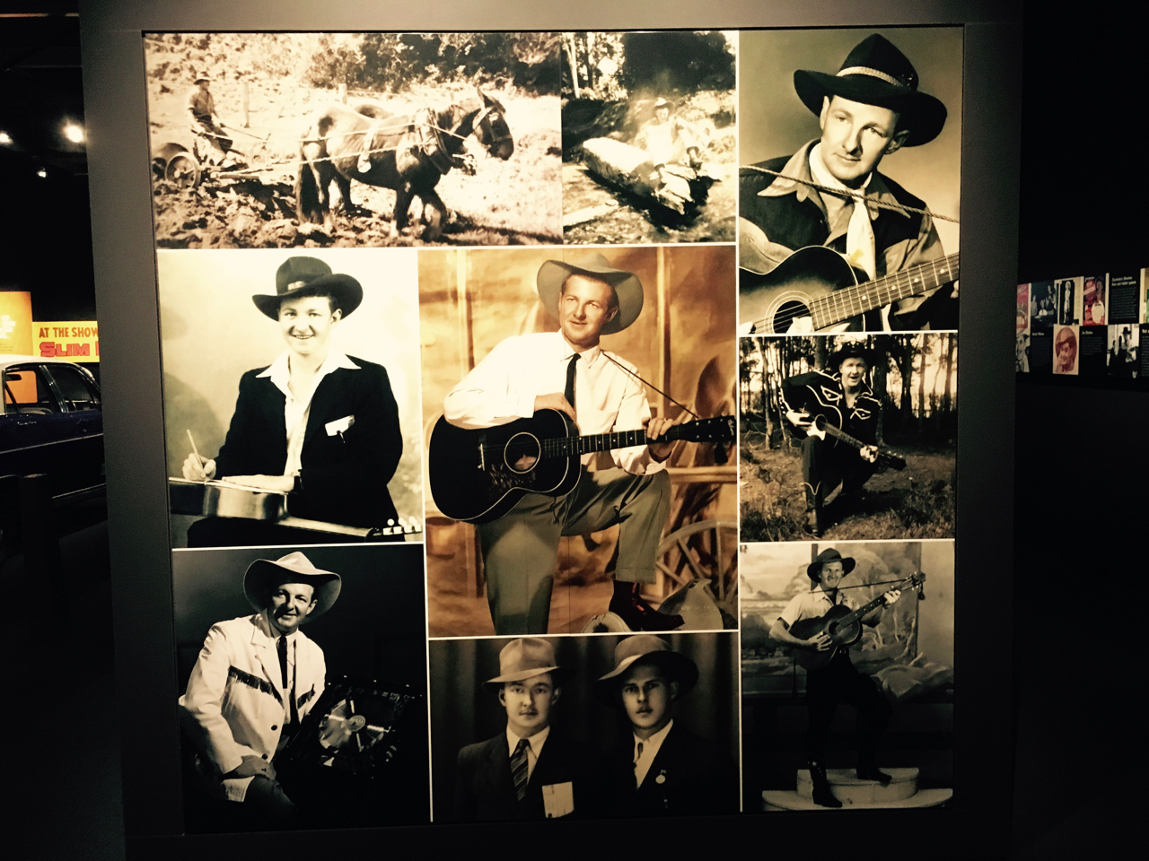 slim dusty picture board (slim dusty centre)