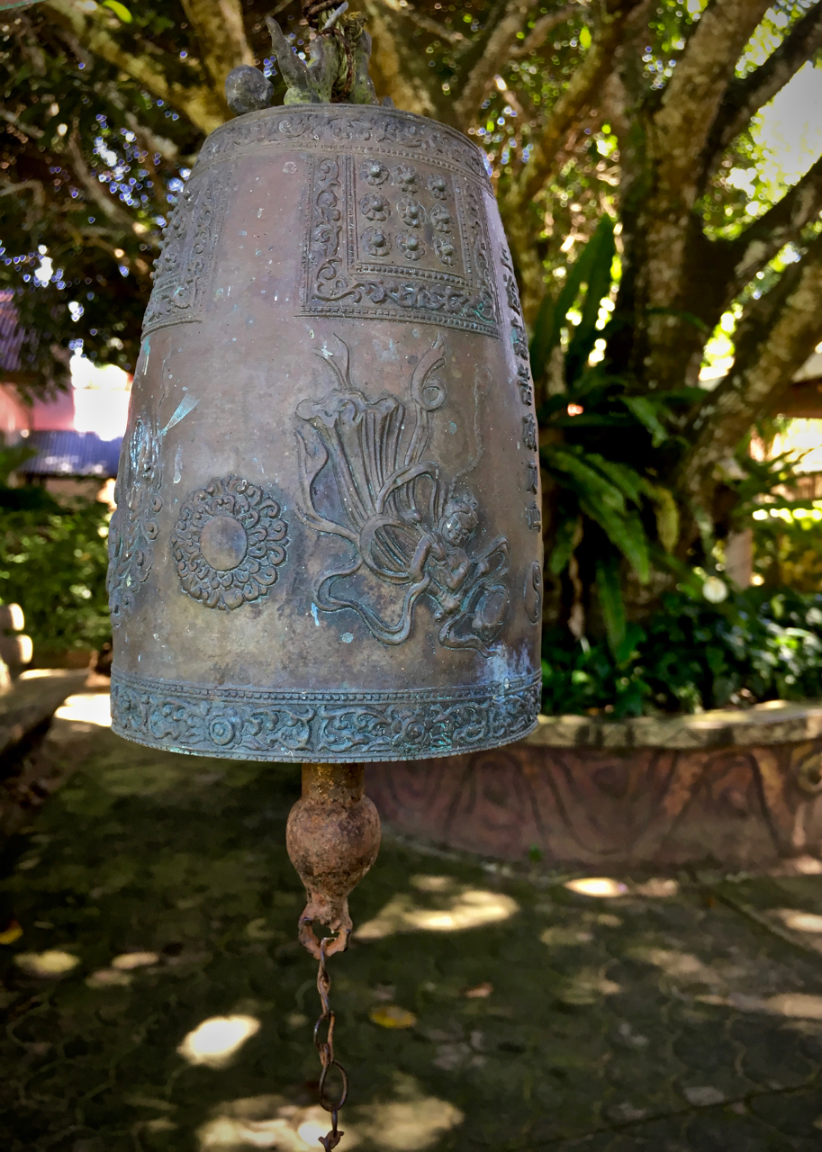 bell in the garden