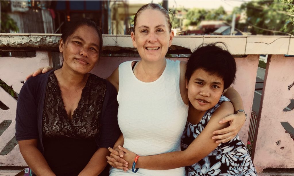 neda, mel and rosemary