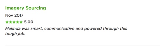 client testimonial for melinda j. irvine