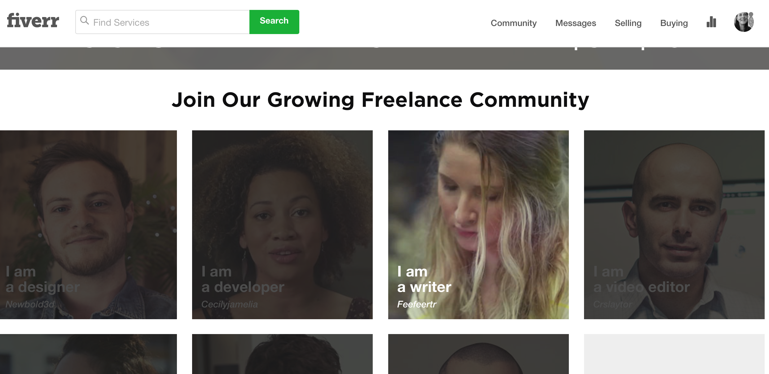 sell your writing on Fiverr.com