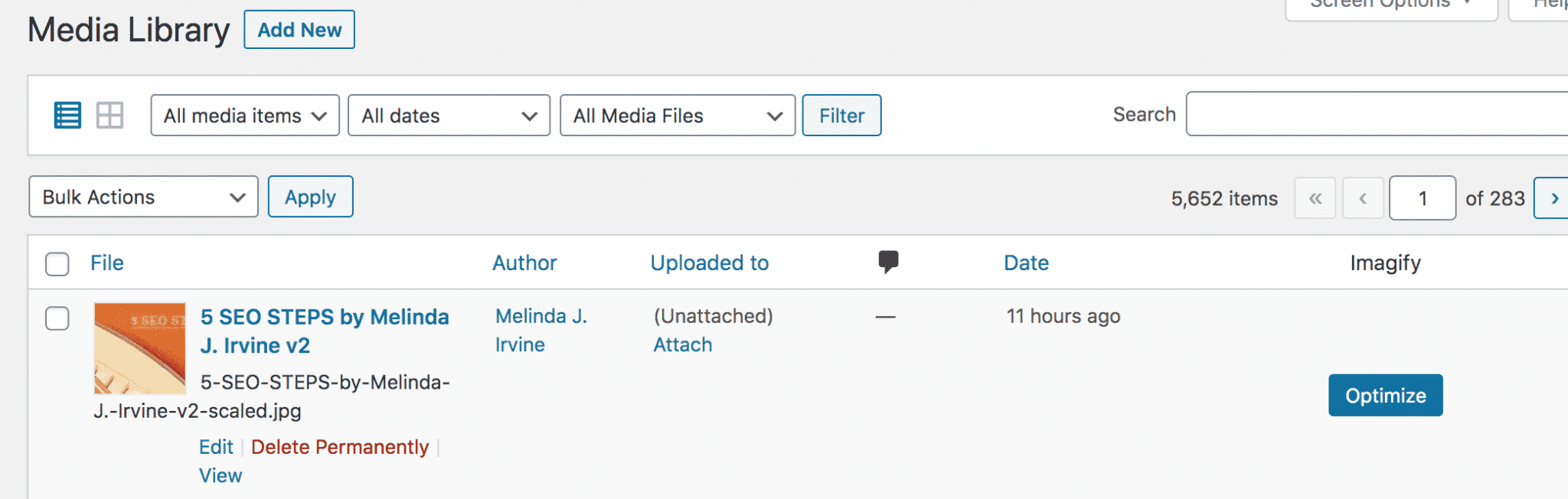 demonstrating how to SEO images
