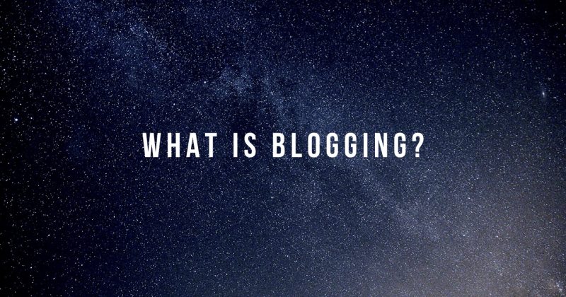what is blogging by Melinda J. Irvine