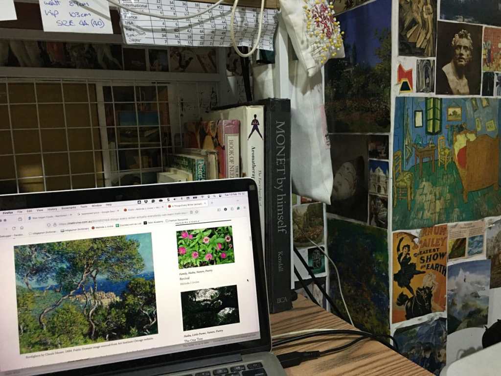 art inspired computer desk