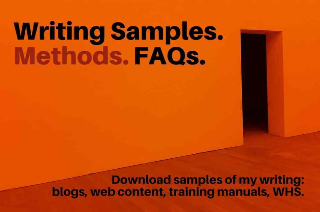 writing samples and work portfolio of melinda j. irvine web banner