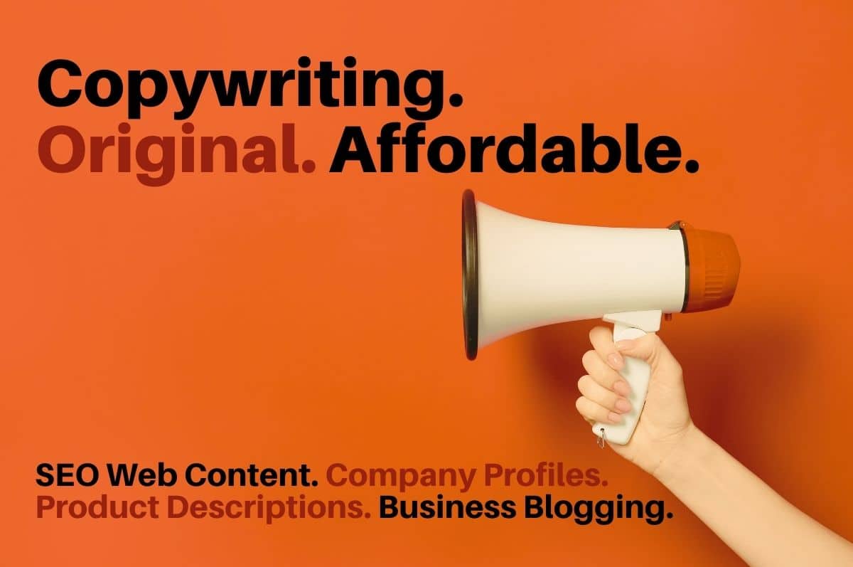 copywriting services by Melinda J. Irvine banner for web