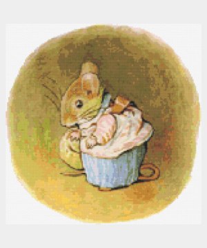 mrs tittlemouse cross stitch pattern