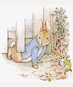 mr mcgregor's garden cross stitch pattern product image