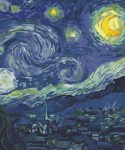 Starry Night Cross Stitch Pattern