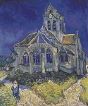The Church at Auvers Cross Stitch Pattern