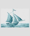 Sloop Cross Stitch Pattern