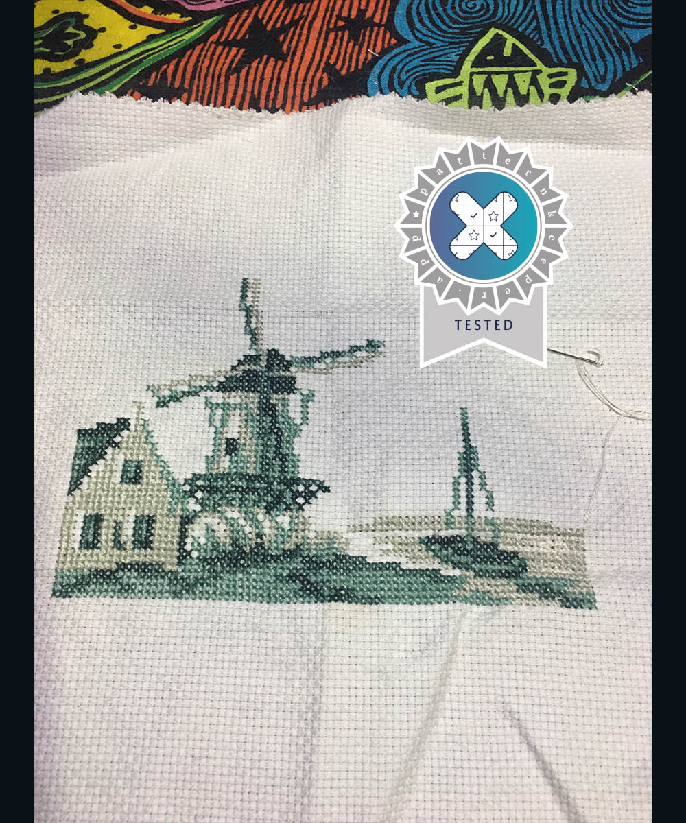 bayside scene cross stitch pattern gallery images test stitch