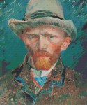Van Gogh Zelfportret Cross Stitch Pattern